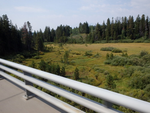 GDMBR: We're pedaling south US 99/191/287 toward Moran Junction.